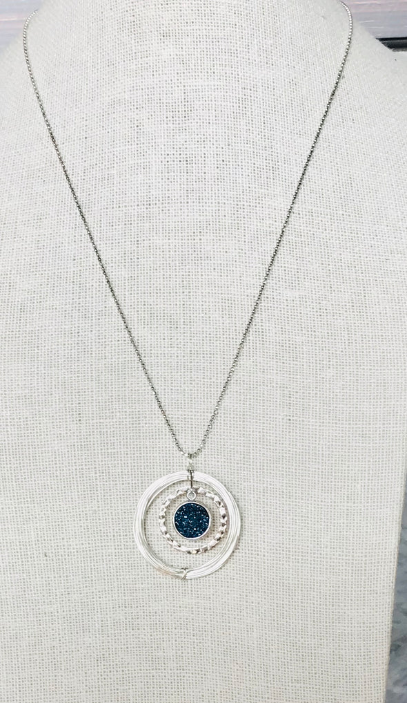 White Lotus Necklace