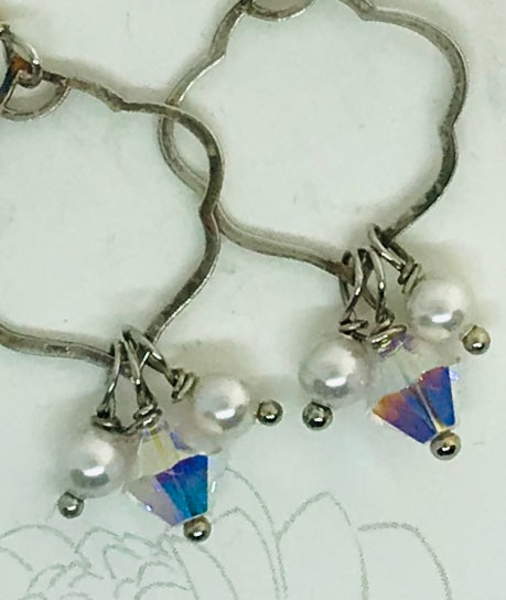 White Lotus Earring