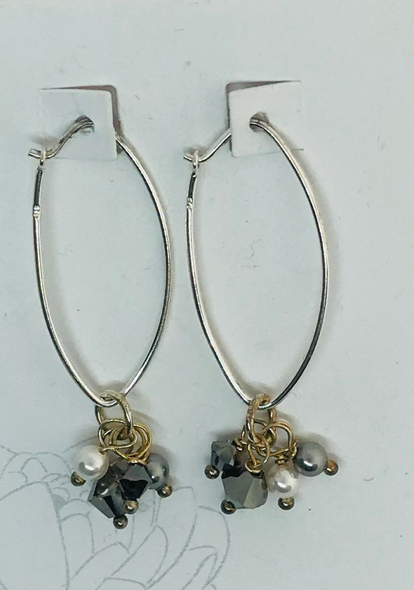 White Lotus Earring