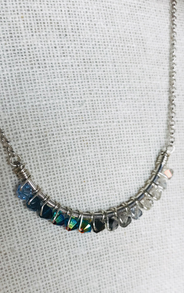 White Lotus Necklacce