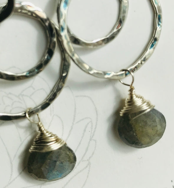 White Lotus Earring