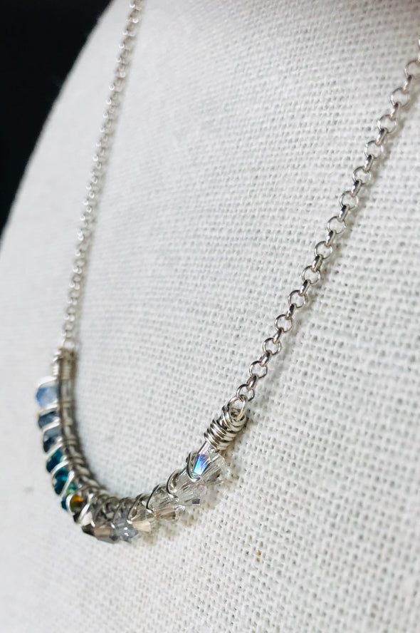 White Lotus Necklacce