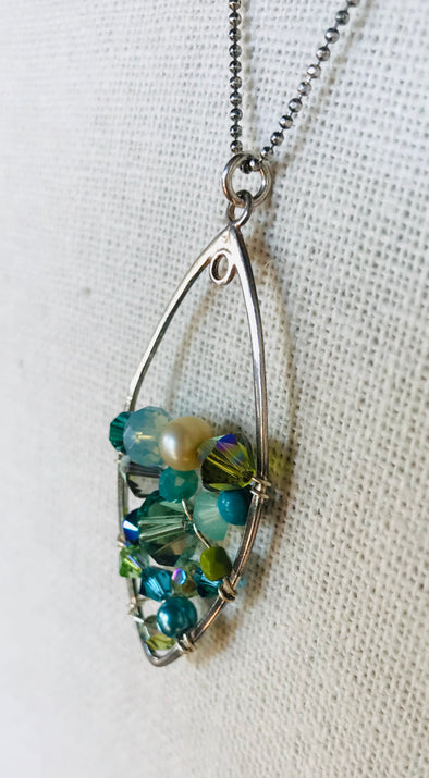 White Lotus Necklace