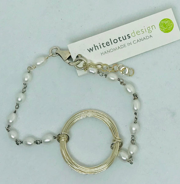 White Lotus Bracelet