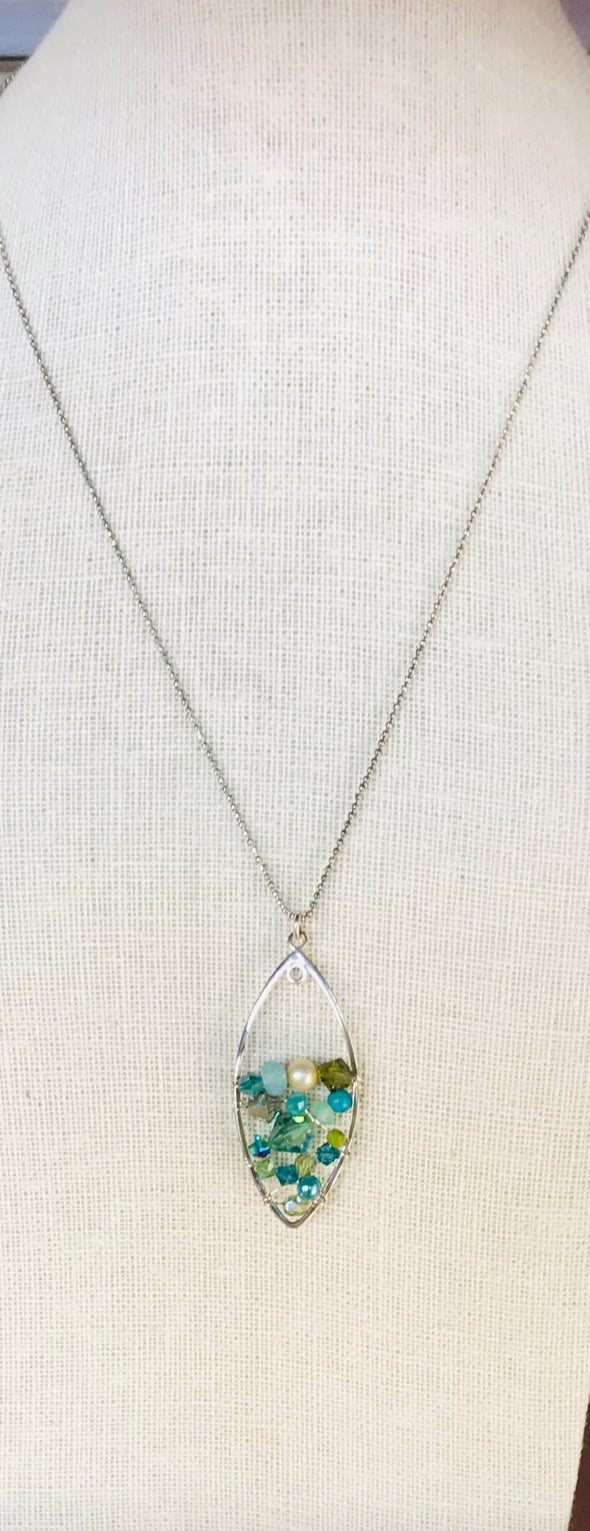 White Lotus Necklace