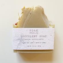 Succulent Soap Bar