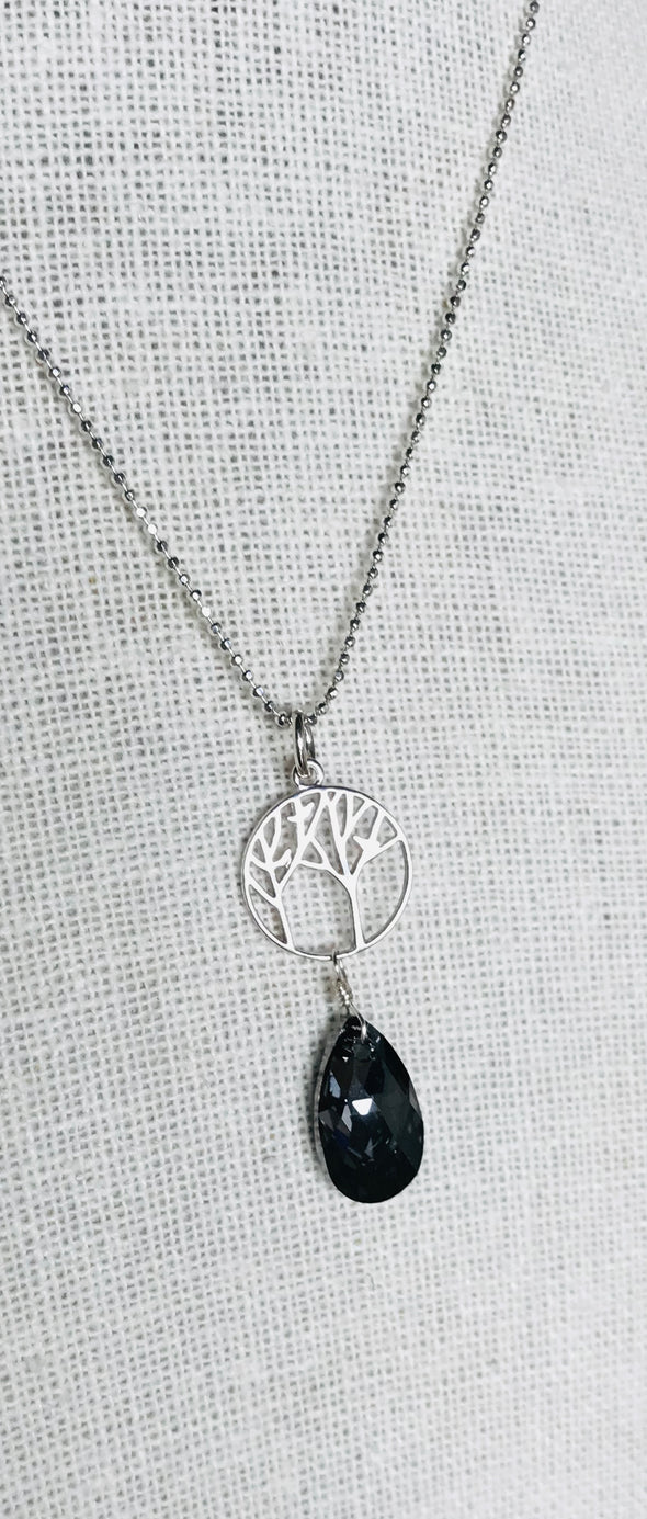 White Lotus Necklace