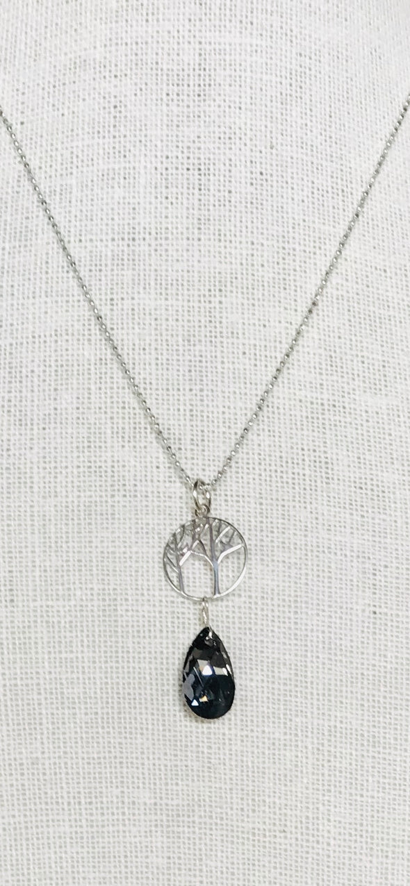 White Lotus Necklace