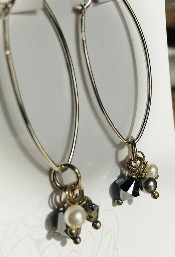 White Lotus Earring