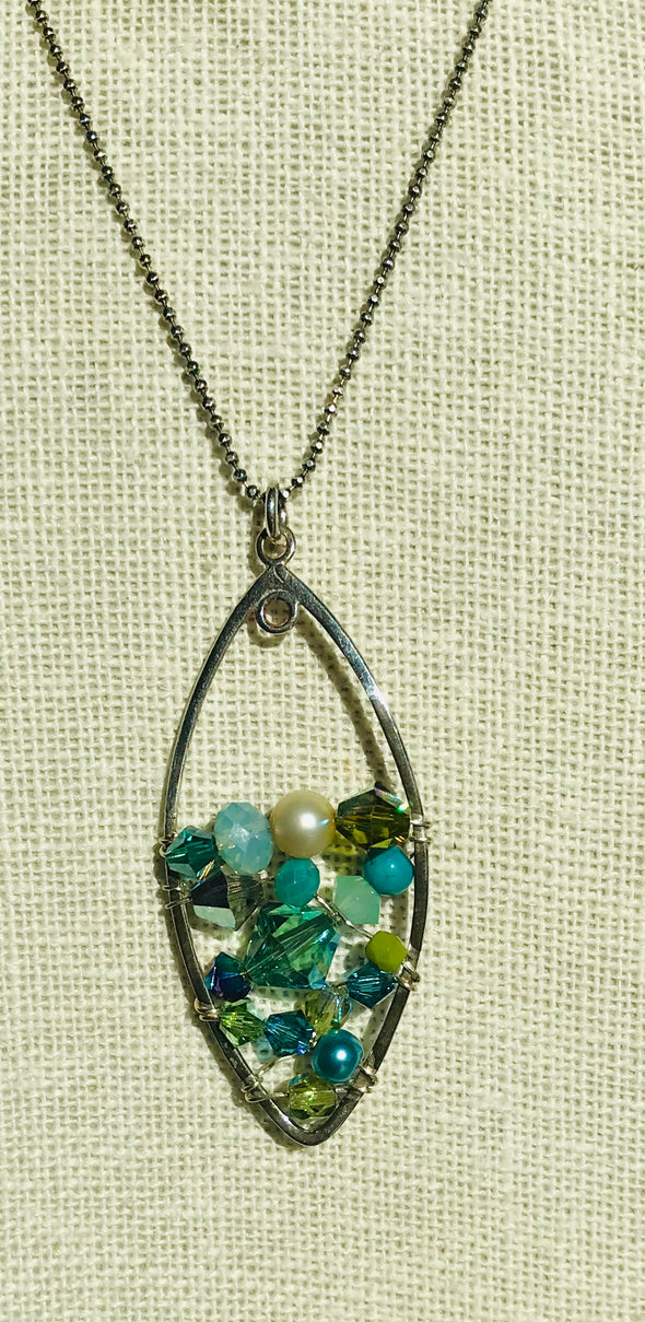 White Lotus Necklace